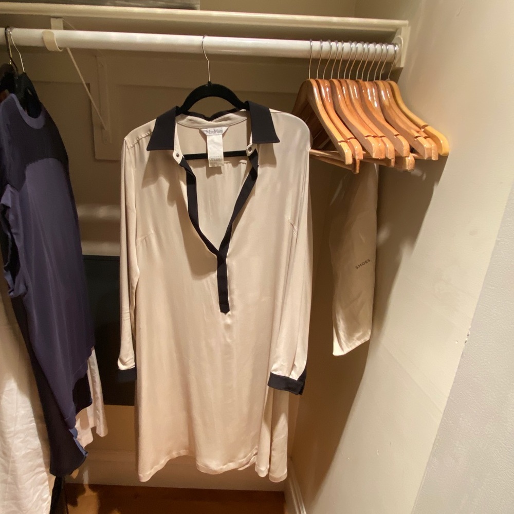Max Mara shirt dress.